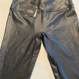 Faux leather leggings